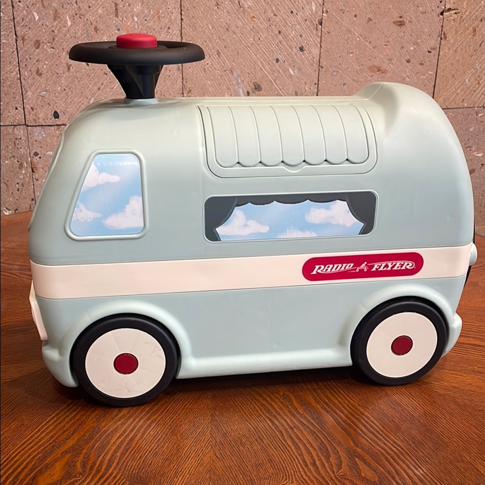 Kids Ride-On Toy - Blue and White